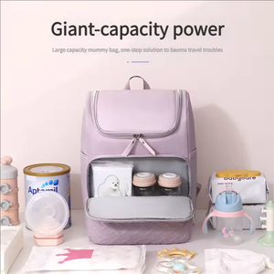 Hochwertiger Wasserdichter Modischer Tragbarer Isolierter Polyester-Rucksack Neue Großraumige Mutter-<span class=keywords><strong>Baby</strong></span>-Reisetasche - Product Image 3