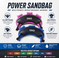 Bolsa de Arena de Alta Resistencia para Entrenamiento, Bolsa de Arena con Peso Resistente al Desgaste para Atletas, Acondicionamiento Físico y Entrenamiento General