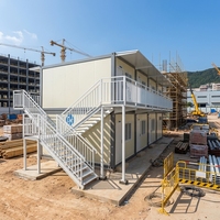 Edificio Prefabricado para Alojamiento de Trabajadores, Campamento Modular para Obreros, Vivienda para Obras de Construcción, Dormitorio Temporal