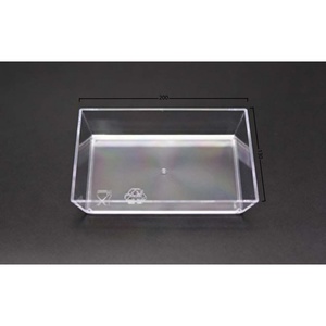 Assiettes rectangulaires en plastique grand format, 50 pièces/paquet, plateaux jetables longs, assiettes à fruits robustes pour la restauration - Product Image 5