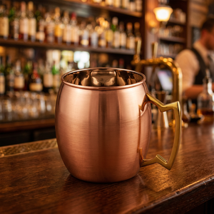 Taza Moscow Mule de Cobre de Doble Pared con Asa Aislada, Gran Capacidad, Personalizable por Sublimación, para Hogar, Oficina, Hogar Indio - Product Image 1