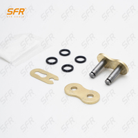 Nouvelle Vente en Gros Directe d'Usine SFR - Ensemble Chaîne et Pignon Métalliques Série 520 pour Moto Nighthawk 250/Suzuki DR200SE