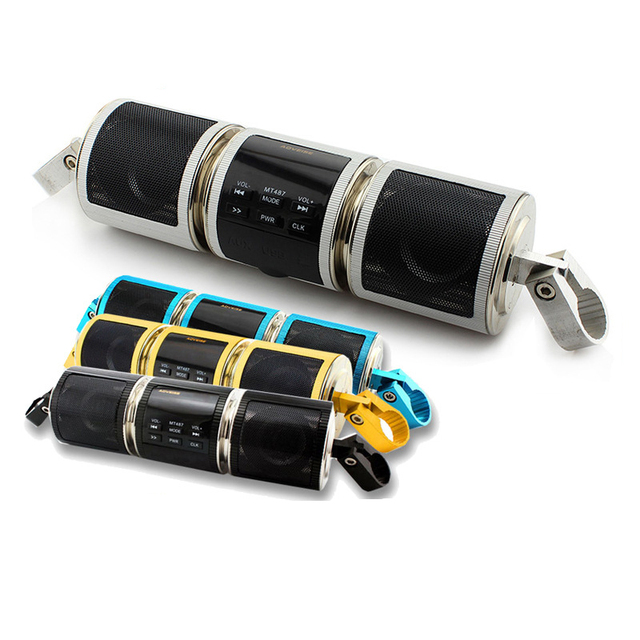 Cheapest Radio Mp3 Player for Motorcycle Waterproof Marine Mp3 Speakers USB FM Radio Sound System Handlebar Install