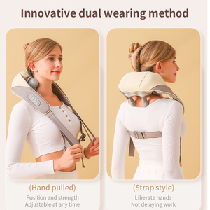 Chal de relajación muscular eléctrico inalámbrico 6D, masajeador Cervical profundo para amasar Ahiatsu para aliviar el dolor, dirigido al cuello y al hombro - Product Image 4