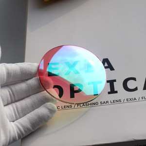 Lunettes de soleil EXIA M32, verres 1.61 Flash Mirror Green SHMC UV400, dégradé rose, courbe de base 3 - Product Image 3