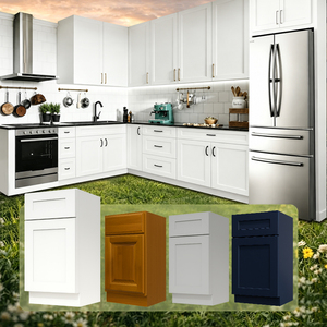 Soluciones de Almacenamiento para Gabinetes de Cocina RTA |   Gabinetes de Cocina Directo de Fábrica |   Gabinetes de Cocina Blancos Modernos para Proyectos de Renovación - Product Image 1