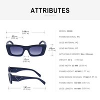 KAJILA Lunettes de soleil mode fantaisie de créateur avec logo personnalisé oeil de chat rectangulaires avec protection UV400 Lunettes de soleil unisexes pour femmes et hommes