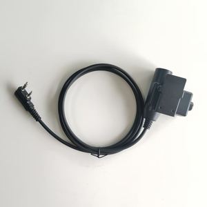 Langlebiger ABS U94 PTT Walkie-Talkie-Headset-Adapter, Umgebungsgeräuschunterdrückung, Plug-and-Play für <span class=keywords><strong>Baofeng</strong></span> UV5R UV82 <span class=keywords><strong>BF888S</strong></span> - Product Image 1