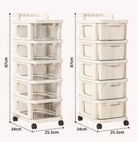 Cesta de Almacenamiento de Frutas y Verduras de Alta Calidad para el Hogar, Estante de Almacenamiento Multiusos de Varias Capas