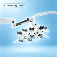 Microscope chirurgical dentaire ALLTION AM2000 à 5 grossissements avec caméra pour traitement endodontique