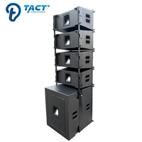 Système de sonorisation professionnel portable d'usine chinoise, ligne de baffles de 10 pouces avec caisson de basses actif