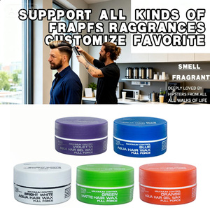 Nhãn Hiệu Riêng Matte Người Đàn Ông Của Tóc Sáp Cho Người Đàn Ông Tạo Kiểu Kết Cấu Aqua Đất Sét Pomade Gel Cắt Tóc Tự Nhiên Tùy Chỉnh Chuyên Nghiệp - Product Image 3