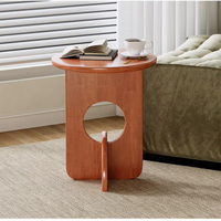 Table console moderne de luxe en bois d'hévéa durable et écologique pour salon, facile à nettoyer, plateau léger – Vente en gros