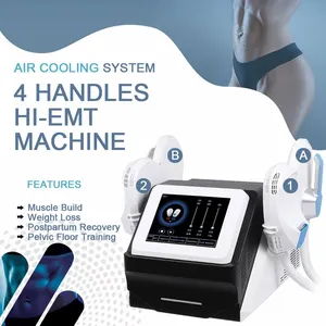 2023 EMS Muscle Stimulator 4 Handles Body Sculpting Machine Muscle Lifting Sculpt For Salon Spa Use Ems Machine