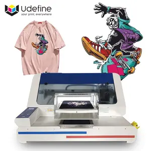 Udefine Digital Printer Impresora DTG printer DTF Printer Shirt Printing Machine for Small Business