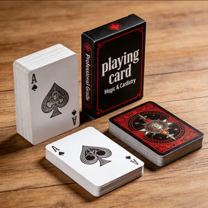 Cartas de Póker Personalizables con Diseño Floral, Papel Japonés de 300 Gramos con Núcleo Negro, Logotipo Impreso - Product Image 2