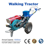 Nouveau tracteur à chenilles diesel Tengka 22HP modèle 151 |   Motoculteur à deux roues à transmission par engrenages |   Cultivateur agricole manuel robuste à démarrage manuel
