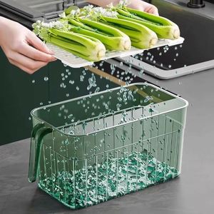 Conteneurs de stockage alimentaire en plastique hermétiques pour la conservation des aliments frais, bacs de congélation, boîtes, organisateurs de réfrigérateur, cartons pour la cuisine - Product Image 3