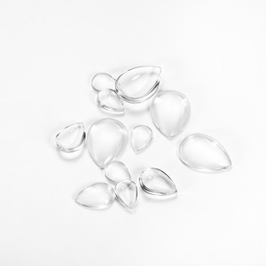 Patch en verre transparent en forme de goutte d'eau pour la fabrication de bracelets, accessoires de bijoux en cristal AC0416 - Product Image 5