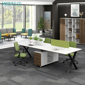 Op Maat Gemaakte Moderne Luxe L-Vorm Kantoorbureau Van Hoge Kwaliteit Houten Meubels Stijlvolle Cabriolet Executive Baas Managers - Product Image 1