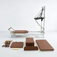 Machine de Pilates Commerciale Robuste et Multifonctionnelle en Aluminium Réglable pour la Santé et l'Entraînement au Yoga, avec Demi-Tourneuse Trapèze
