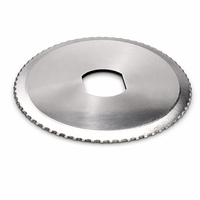 Lames circulaires pour trancheuse à viande |   Couteaux rotatifs dentelés en acier inoxydable / D2 / HSS pour la transformation de viandes et de volailles fraîches et congelées