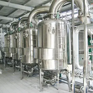 Evaporador MVR Evaporador de águas residuais Evaporador de efeitos múltiplos Sistemas de evaporadores em tratamento de água salmoura