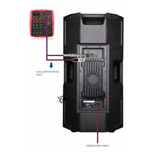 Unidad de Audio Compacta Cuadrada de Quince Pulgadas con Sonido Envolvente y Porte XLR Balanceado para Festivales al Aire Libre - Product Image 5