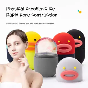 Silicone Ice Roller Face Eye Puffiness Relief Reusable Facial Ice Mold For Neck To Enhance Natural Glow Skin Care For Women