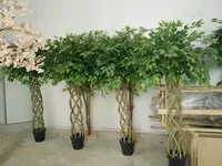 Dekorative Künstliche Ficus/Banyan-Baum Bonsai für Haus und Garten