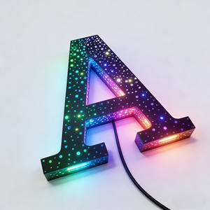 Nuovi Arrivi: Insegne LED Personalizzate per Esterni, Lettere 3D con Effetto Cielo Stellato Retroilluminate, Adatte per <span class=keywords><strong>Locali</strong></span> Commerciali - Product Image 2