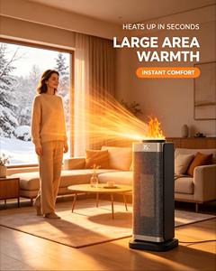 Ventilateur chauffant portable tendance pour voiture, ventilateur chauffant <span class=keywords><strong>rechargeable</strong></span> - Product Image 1