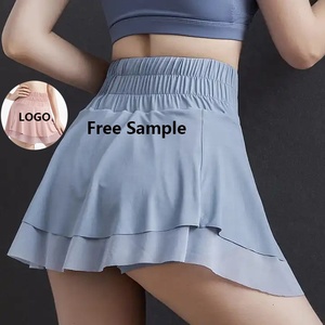 Nuovissimo abbigliamento sportivo da Golf per Fitness abbigliamento quotidiano a vita alta per ragazze gonna da Tennis ad asciugatura rapida abbigliamento sportivo Golf Badminton volley - Product Image 1