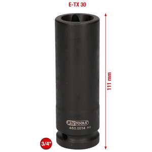 KS TOOLS-Douille spéciale Torx-E 460.0014 pour Mercedes, E30, 111 mm de long - EAN 4042146754078 HEAVY VEHICLES - Product Image 2