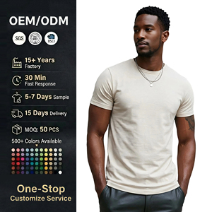 Fournisseur de t-shirts pour hommes sur mesure, t-shirts de compression en coton et élasthanne, usine de t-shirts extensibles anti-rétrécissement, t-shirts de sport pour la salle de sport et la remise en forme en été - Product Image 1