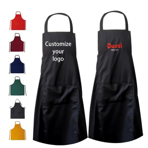 Vente en gros de tabliers de <span class=keywords><strong>cuisine</strong></span> de chef en coton polyester imperméable avec logo <span class=keywords><strong>brodé</strong></span> <span class=keywords><strong>personnalisé</strong></span> pour les cafés restaurants <span class=keywords><strong>tablier</strong></span> de <span class=keywords><strong>cuisine</strong></span> - Product Image 5