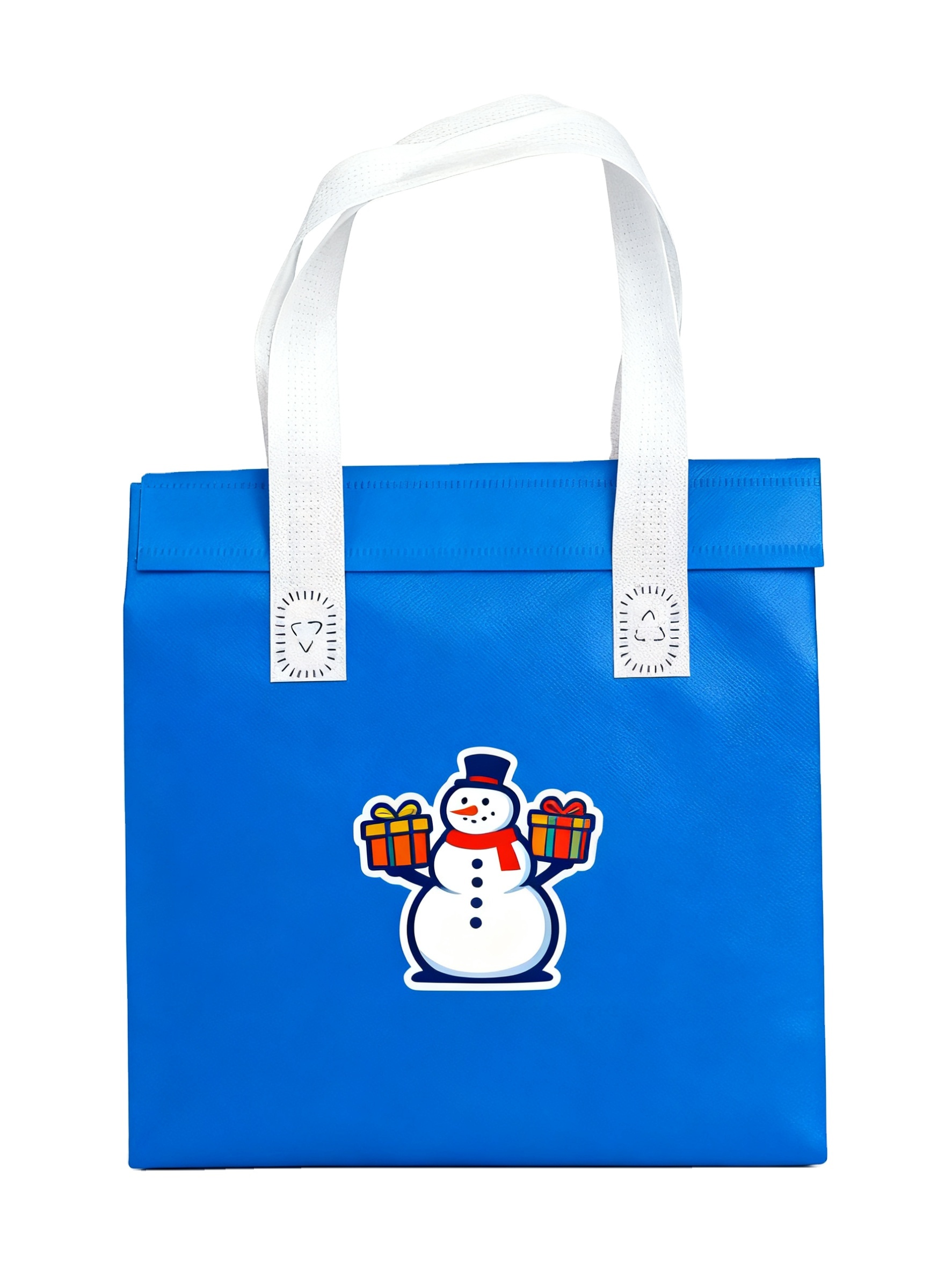 Bonhomme de neige bleu foncé
