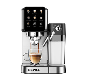 เครื่องชงกาแฟ NEWLE พรีเมียม ระบบสัมผัส IMD แรงดัน 20 บาร์ รองรับหลายแคปซูล ESE Pod และ <span class=keywords><strong>Dolce</strong></span> <span class=keywords><strong>Gusto</strong></span> สำหรับกาแฟเย็นและกาแฟเอสเพรสโซ - Product Image 1
