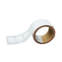 Muestra Gratuita de Etiqueta de Papel RFID UHF Redonda de 30 mm con Chip KU7, Inlay Seco Impermeable para Gestión de Inventario de Hoteles, Control de Acceso