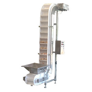 Özelleştirilmiş 304 paslanmaz çelik PU kemer eğimli konveyör gıda Motor şanzıman üretim tesisi içecek endüstrisi gıda - Product Image 1