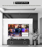 Répartiteur vidéo 4K 16-en-1 de qualité supérieure, compatible universellement avec ordinateurs portables, tablettes et téléphones (4K, 480P/576P, 720P/1080I/1080P)
