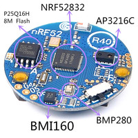5 BLE 4.0 NRF52832_SENSOR_R40 D'accélération Gyroscopique Module de Capteur De Lumière Ambiante Intégré BMI160 AP3216C BMP280 8M Flash