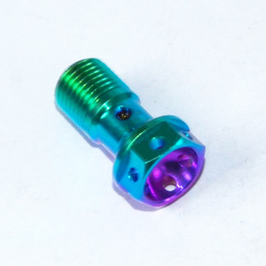 Factory Direct High-Performance Single-Hole Titanium Screws-M10*1.0/1.25 Dual-Pipe Screws for <b>Brake</b> Master <b>Cylinder</b> - Product Image 5