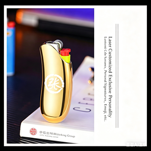 Étui de protection en métal <span class=keywords><strong>personnalisé</strong></span> avec logo pour <span class=keywords><strong>briquet</strong></span> à allumage à roue <span class=keywords><strong>BIC</strong></span> jetable - Product Image 3