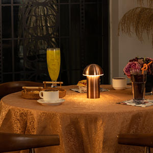 Wholesale Rechargeable Cordless AluminumTable <b>Lamp</b> IP54 Rated Remote Control Bedroom Stylish Decor Piece - Product Image 4