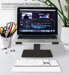 IDock Bureaux ergonomiques pour ordinateur <span class=keywords><strong>portable</strong></span> à hauteur réglable et stable, <span class=keywords><strong>support</strong></span> pour ordinateur <span class=keywords><strong>portable</strong></span> <span class=keywords><strong>ventilé</strong></span>, <span class=keywords><strong>support</strong></span> pour bureau - Product Image 6