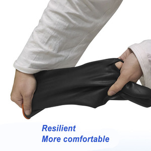 Gants en latex résistants aux acides et aux alcalis, antidérapants, de sécurité, épaisseur 7 oz, sans poudre, sans silicone, <span class=keywords><strong>pour</strong></span> l'industrie <span class=keywords><strong>chimique</strong></span> - Product Image 5