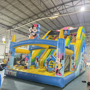 Tobogán Inflable para Exteriores, Combo de Toboganes Inflables de <span class=keywords><strong>Mickey</strong></span> con Soplador Gratuito - Product Image 3