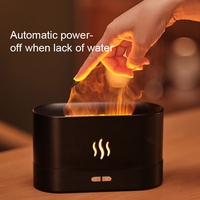 Diffuseur d'Arômes Ultrasonique Kinscoter pour Maison, Lumière LED, Huile Essentielle, Parfum, Effet Flamme