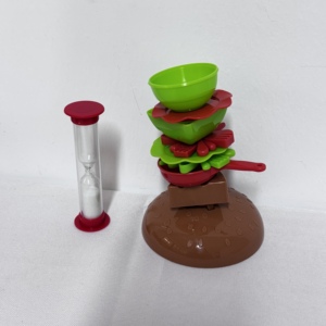 Juego de Mesa Mini DIY HN, Juego de Mesa de Plástico para Jugar a las Casitas, Juguete Educativo de Clasificación, Apilamiento y Encaje para Niños - Product Image 3